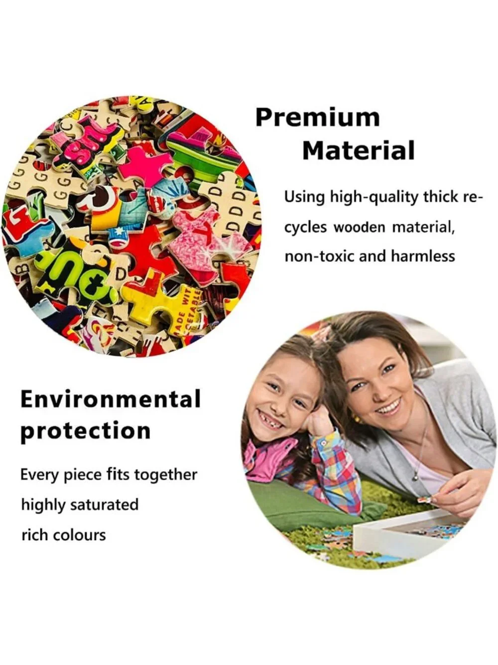 1000 Piece Jigsaw Puzzle - Crazy Candy Design for Adults & Kids - Fun Home Decor